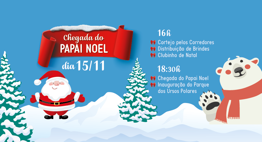 Carioca Shopping prepara grande festa gratuita para receber Papai Noel