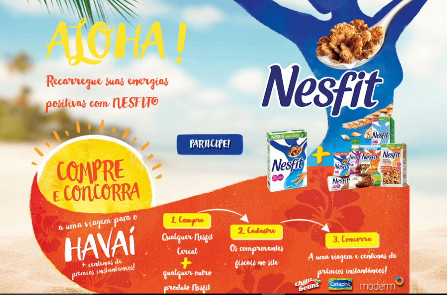 Promoção de Nesfit sorteia uma viagem para o Havaí e prêmios