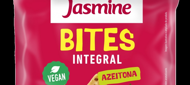 Jasmine lança três sabores de snacks saudáveis