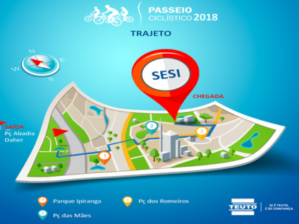Teuto promove passeio ciclístico em Anápolis