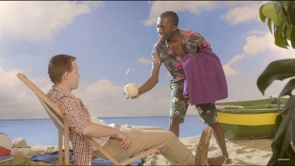 Samsung makes an action that gives a quick charge for people