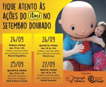 Itaci e Metrô de SP juntos em campanha de combate ao câncer infantil