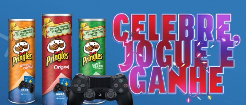 Natal com Pringles e Playstation: "Celebre, Jogue e Ganhe!"