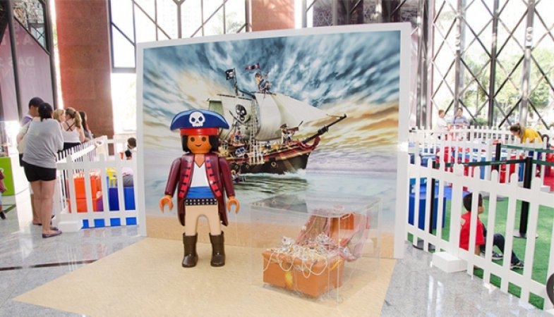 Minimundo Playmobil fica no Shopping Guadalupe até dia 30