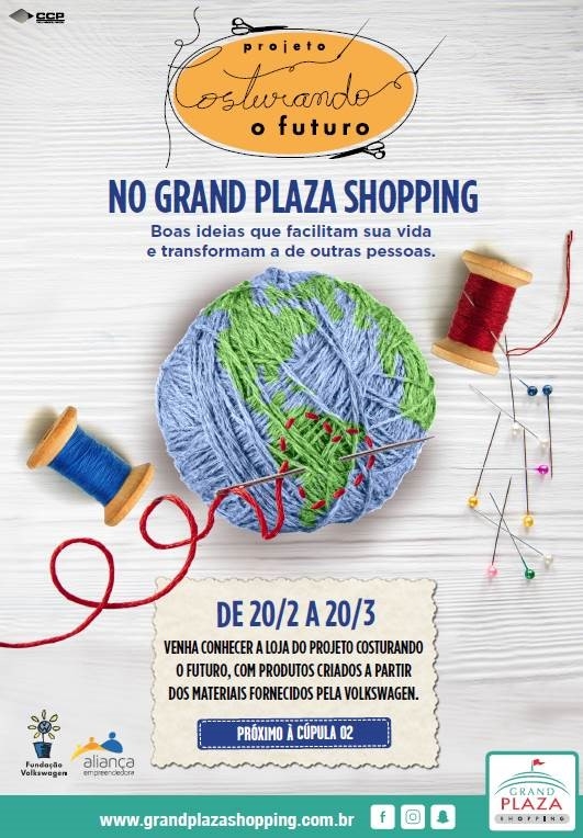 Grand Plaza Shopping sedia “Projeto Costurando o Futuro”