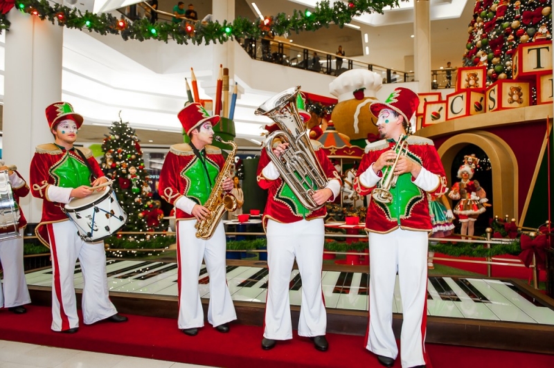 Papai noel chega ao Shopping Boulevard