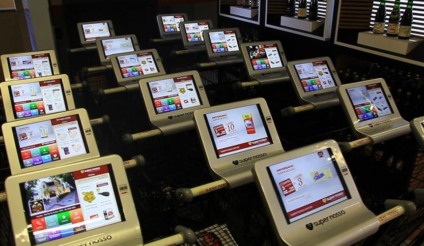 Rede de supermercados lança carrinho inteligente
