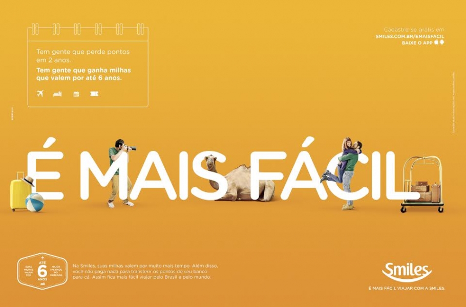 Smiles lança nova campanha “É mais fácil” Smiles lança nova campanha “É mais fácil”
