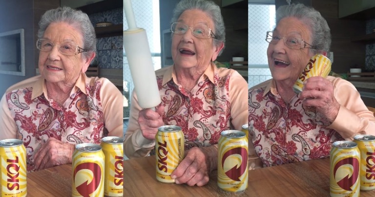 Nas redes, Palmirinha diferencia Skol de “suco de milho”