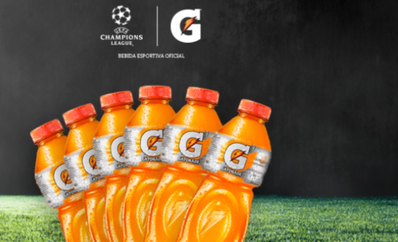 Gatorade cria promo para fãs da Uefa Champions League