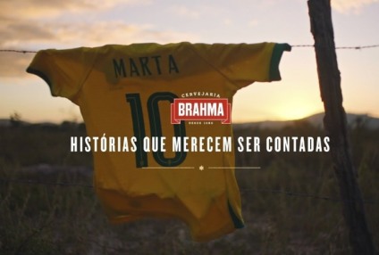 Marta é a nova embaixadora da Brahma