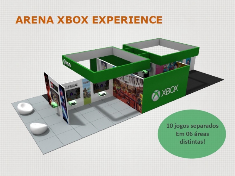 Arena Xbox Experience traz tecnologia e interatividade para o Madureira Shopping