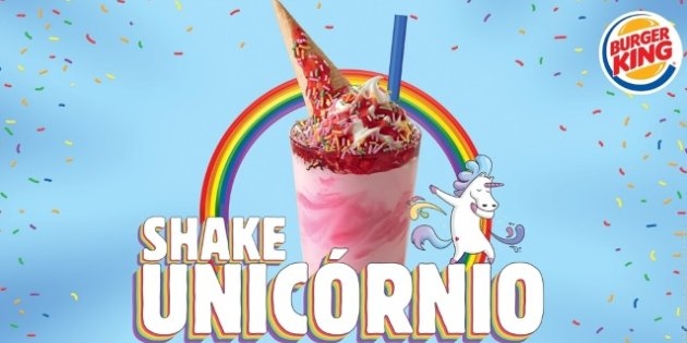 Shake Unicórnio do BK celebra a Parada do Orgulho LGBT