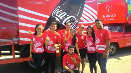 Varanda faz ativação da Coca-Cola em Macapá para receber a tocha olímpica Varanda faz ativação da Coca-Cola em Macapá para receber a tocha olímpica