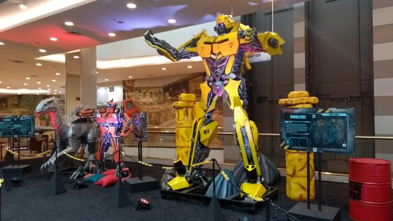 Vila Olímpia recebe a exposição internacional "Transformers"