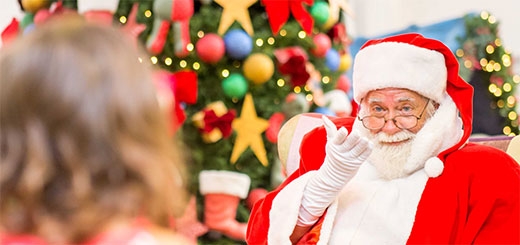 Festa da Chegada de Papai Noel no Shopping Park Lagos