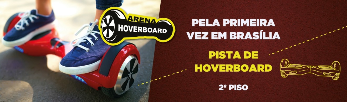 Pátio recebe Arena Hoverboard, com skates elétricos
