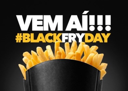 Black Fryday do McDonald's dá fritas e nuggets em dobro