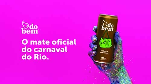 Mate do bem é o mate oficial do carnaval do Rio