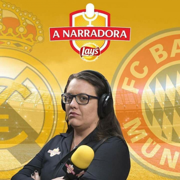 "Narradora Lay’s narra seu primeiro jogo da Champions League