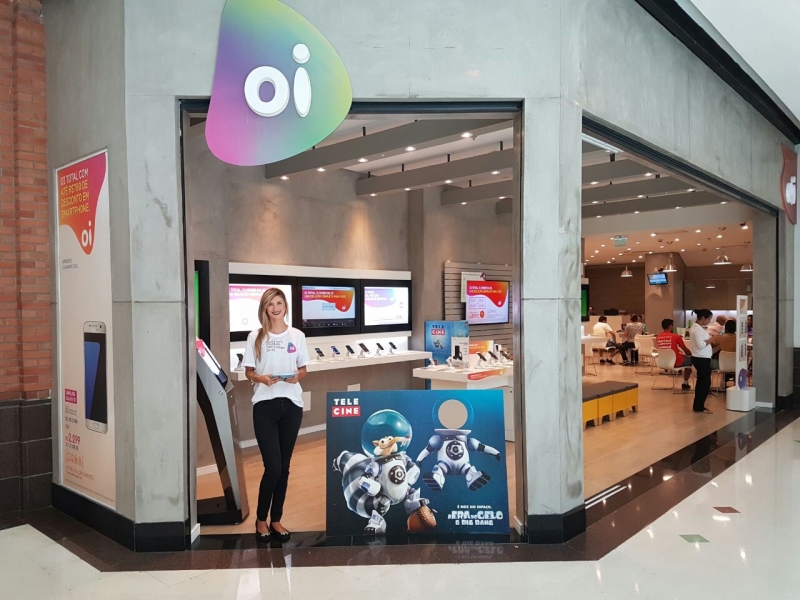 Oi faz ação de marketing com Telecine em shoppings de Porto Alegre