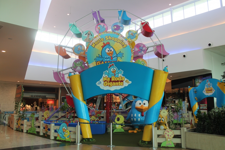  Roda Gigante da Galinha Pintadinha faz sucesso no Norte Shopping