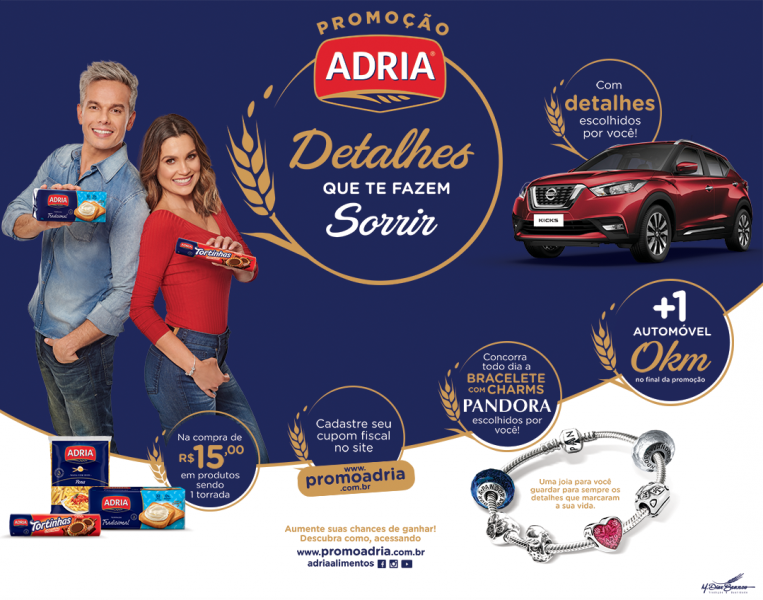 Detalhes que te fazem sorrir na promo da Adria