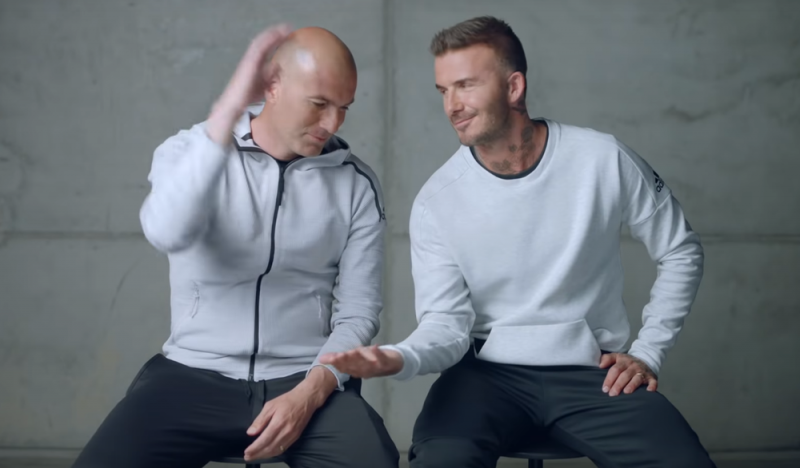 Adidas convova Beckham e Zidane para novo filme