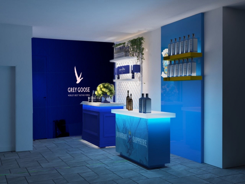 Grey Goose e Bombay Sapphire patrocinam a primeira edição do Camarote N.º 1