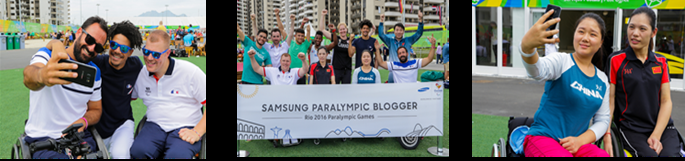 Ações,no Rio, marcam o envolvimento da Samsung nos Jogos Paralímpicos 2016