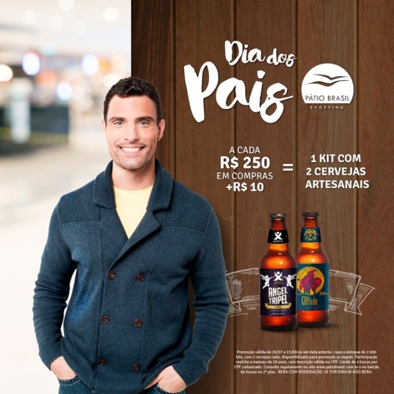 Pátio dará kit com cervejas artesanais