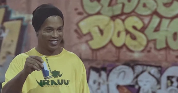 Energético Vrauu de Ronaldinho Gaúcho amplia portfólio