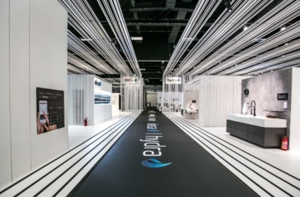 GTM Cenografia transforma stand da Deca em point da Expo Revestir 2018