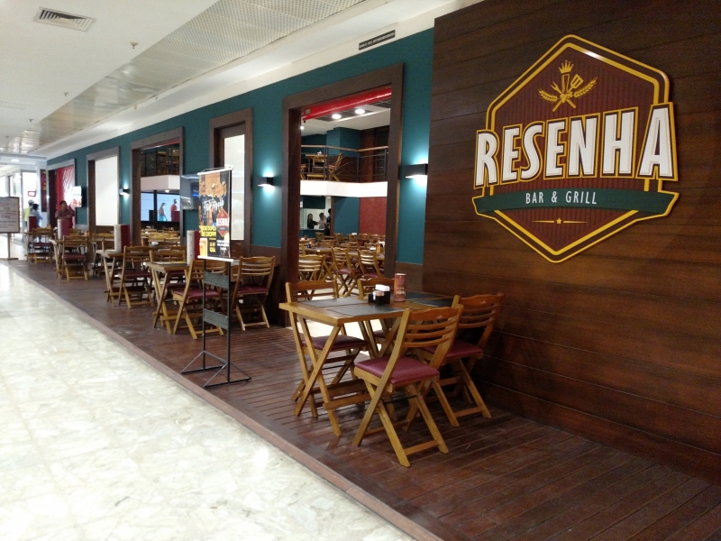 Bar e Restaurante Resenha Grill inaugura ambiente de Happy Hour ao Ilha Plaza