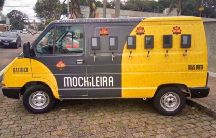 Das Bier leva van cervejeira para festival em Morretes