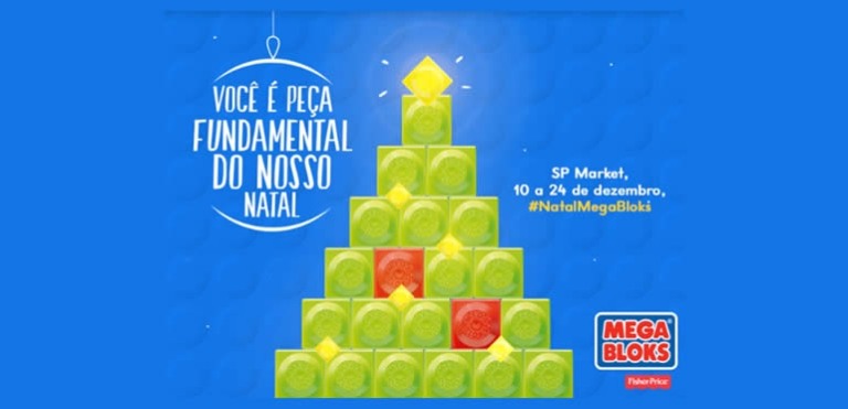 Mega Bloks lança ação para construir Árvore de Natal Gigante com blocos