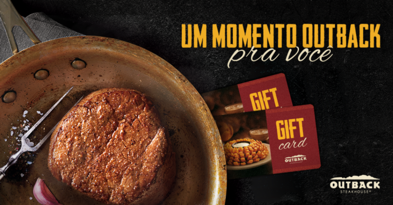 Outback dá bônus para quem comprar Gift Card na Black Friday