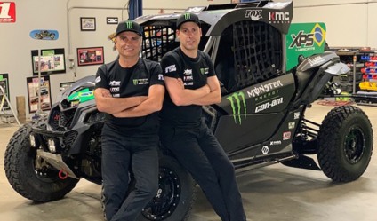 Monster Energy/Can-Am é lançada com brasileiros campeões do Rally Dakar