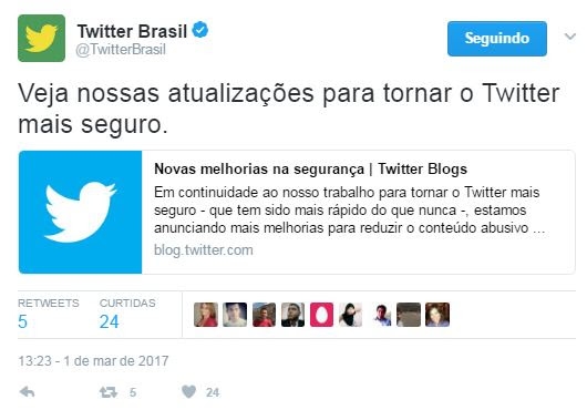 Twitter anuncia novas melhorias na segurança da plataforma