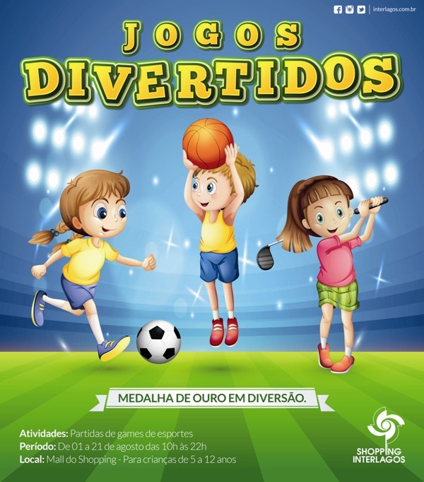 Jogos Divertidos no Shopping Interlagos