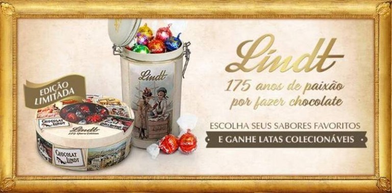 Lindt celebra 175 anos resgatando memória da marca
