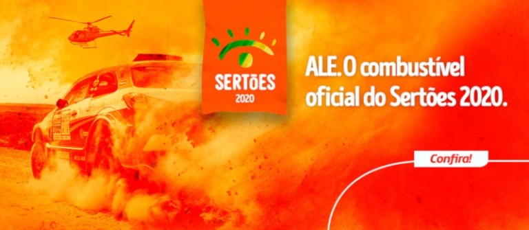 ALE é 'o combustível oficial' do Rally dos Sertões 2020