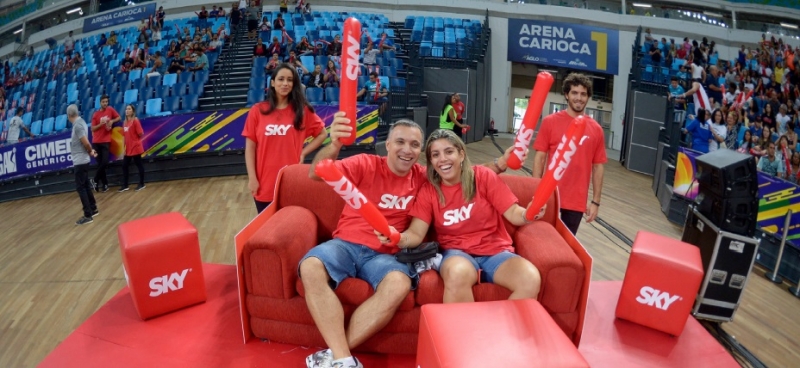 SKY realiza ações de live marketing na Superliga