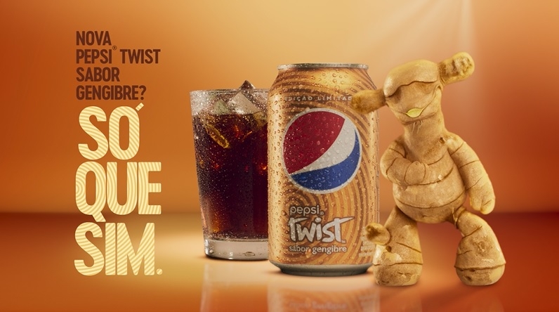 'Gengibrão" é o embaixador da Pepsi Twist Gengibre 'Gengibrão" é o embaixador da Pepsi Twist Gengibre