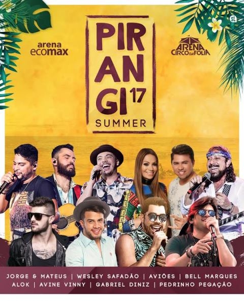 Pirangi Summer começa hoje no litoral sul potiguar