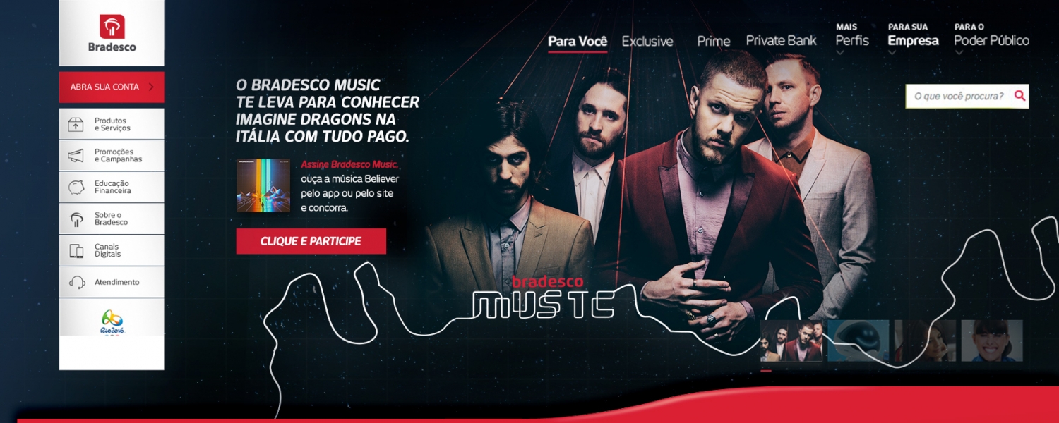 Bradesco Music leva ganhadores para show da banda Imagine Dragons, na Itália