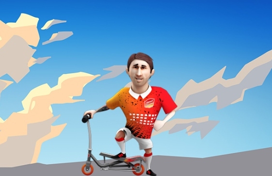 Space Scooter pode valer encontro com Lionel Messi