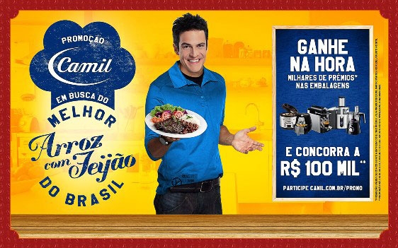 Bullet comanda a busca da Camil pelo melhor arroz e feijão do Brasil Bullet comanda a busca da Camil pelo melhor arroz e feijão do Brasil