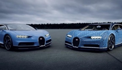 Lego constrói Bugatti Chiron em tamanho real Lego constrói Bugatti Chiron em tamanho real