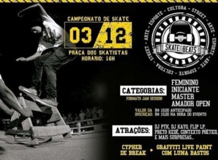 Festival Skate Beats promove oficinas para meninas